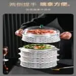 Hollow vegetable cover Dining Table Food Cover kitchen shelf 5 layer food dust cover anti-insect and anti-fly leftovers storage artifact-000068 - Image 2