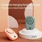 Portable Waist Hanging Fan Mini Neck Fans with Adjustable Bladeless USB Rechargeable Sports Cooling Fan (SB2501F)_000310
