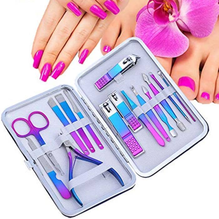 1780467170-15_in_1_pedicure 15 pieces luxury manicure set nail cutter kit - Image 1