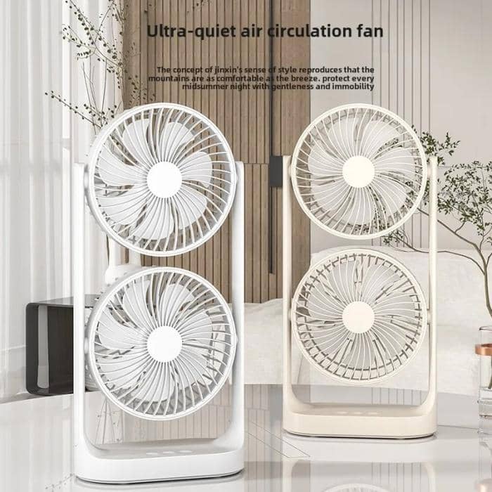1780493932-681f67776e7c9 Double-Head High Wind Air Circulation Desktop Fan Portable Double-Layer Cooling Fan (SB-052 Desktop Fan)_000312 - Image 1