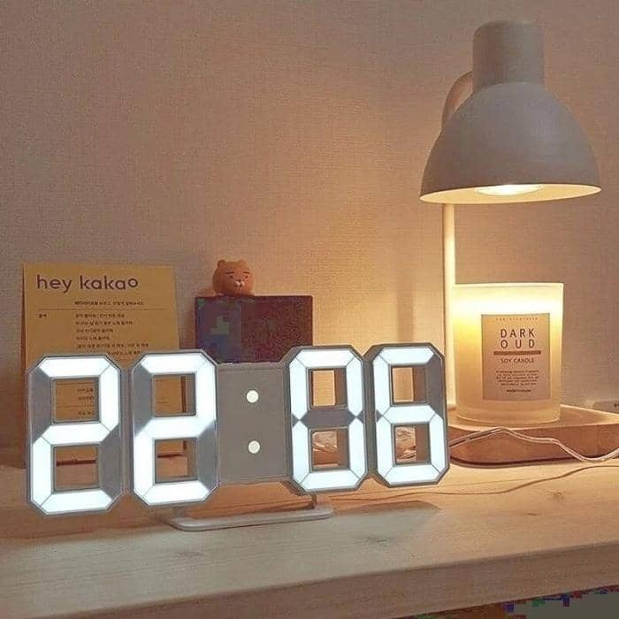 1780494923-6259faaad9251 3D Digital Wall Clock LED Table Clock Time Alarm Temperature Date Sound Control Night Light With Remote Control Clock-000016 - Image 1